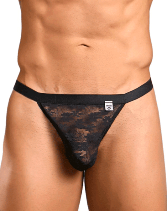 Malebasics Mbl82 Sexy Jockstrap Black Lace