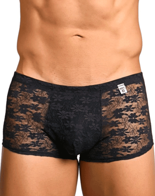 Malebasics Mbl84 Classic Pouch Trunks Black Lace