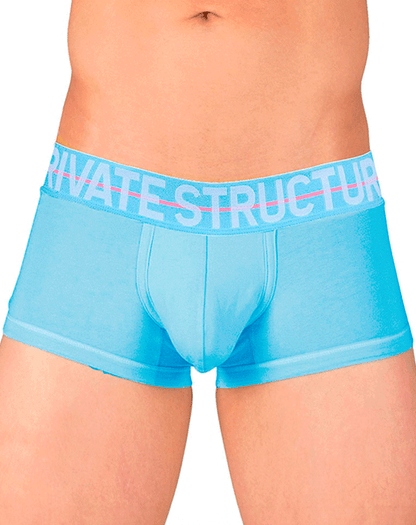 Private Structure Moux4103 Mo Lite Mid Waist Trunks Blue