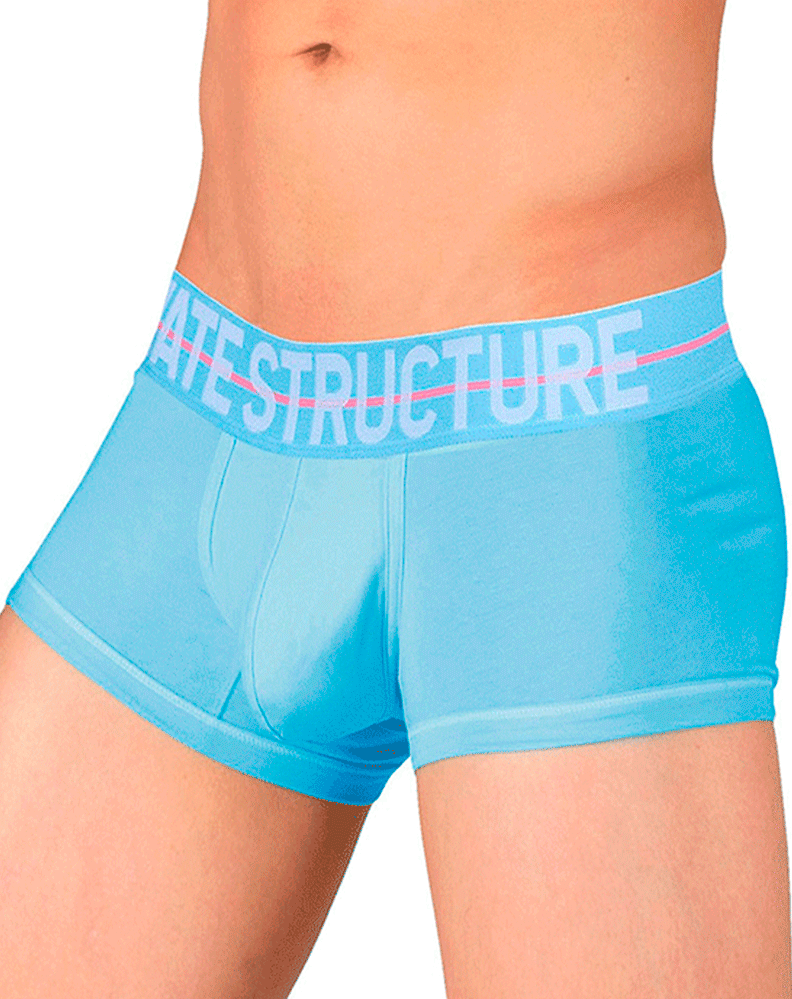 Private Structure Moux4103 Mo Lite Mid Waist Trunks Blue