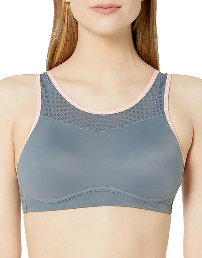 Dada Grey with Budding Pink Front Maidenform Sport Wirefree High Impact DM7994