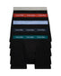 Black w/Atlantic Deep/Cinnabar/Grey Heather/Bel Air Blue/Blueberry waistband Front Calvin Klein Core Plus Cotton Classics 5-Pack Boxer Brief NB1429
