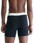 Black with Phanton/Spectrum Blum/Vaporous Gray waistband Front Calvin Klein Boxer Brief 3-Pack NB2616