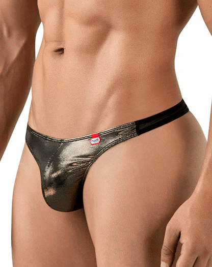 Pikante 2123 Glitters Thongs Black