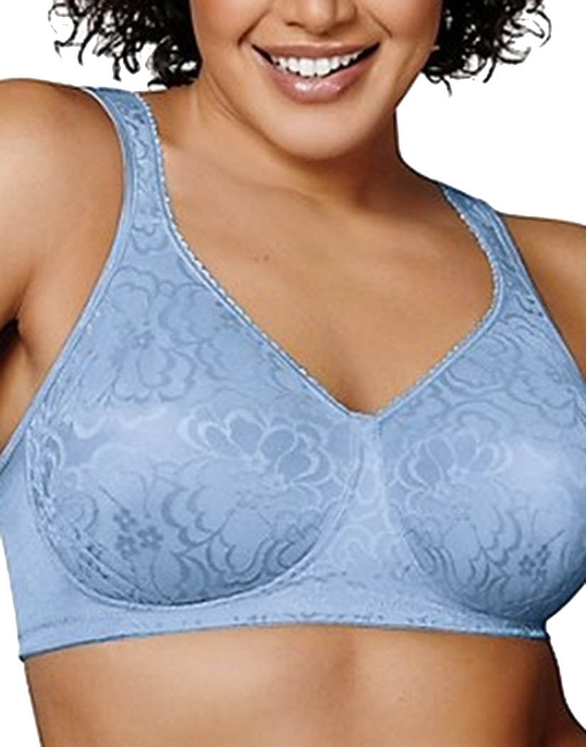 Playtex 18 Hour Ultimate Lift & Support Wirefree Bra (4745B) Zen Blue, 44C  at  Women's Clothing store