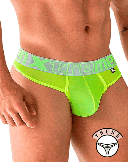 Xtremen 91235 Microfiber Thongs Neon Green