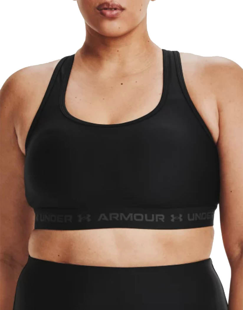 Under Armour, Intimates & Sleepwear, Under Armour Womens Black Armour Mid  Crossback Sports Bra Large