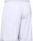  White/Stealth Gray Back Under Armour Mens Locker 9" Pocketed Shorts 1351350