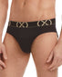 Black Side 2xist X Luxe 3-Pack No Show Brief X50020