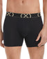 Black Front 2xist X Luxe 3-Pack 6" Boxer Brief X50066