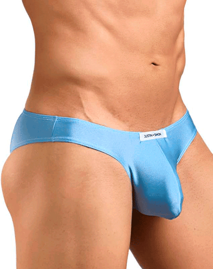 Justin+simon Xsj01 Classic Silky Bikini Baby Blue