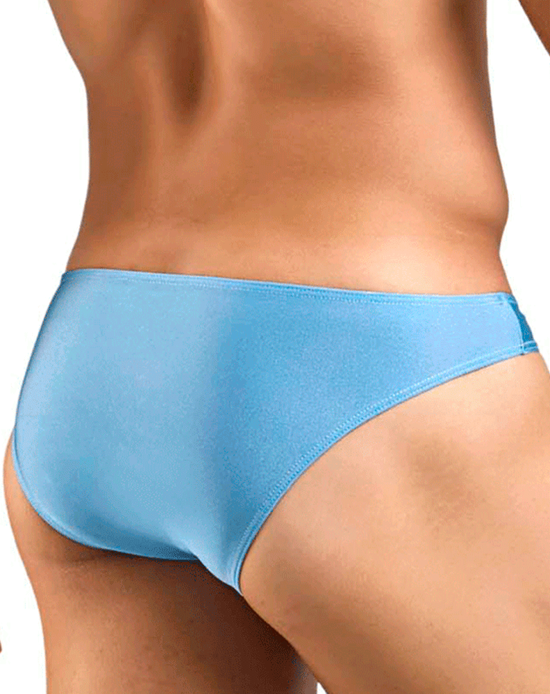 Justin+simon Xsj01 Classic Silky Bikini Baby Blue