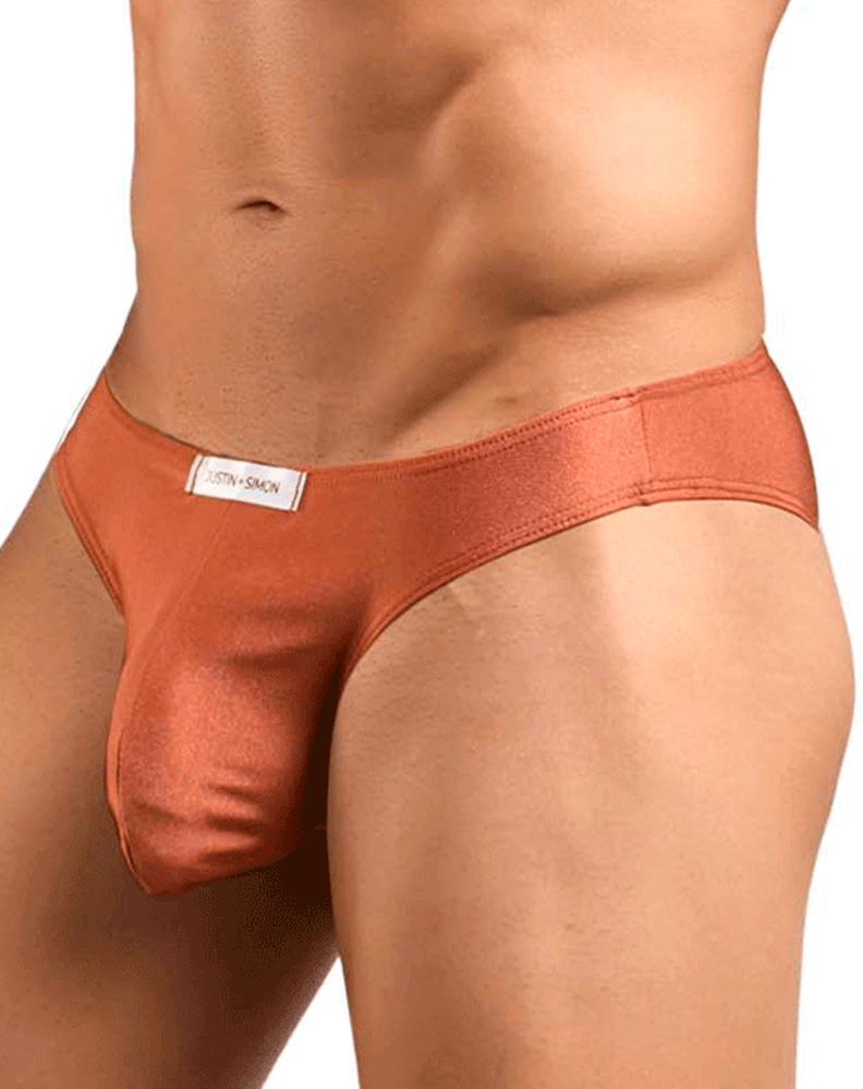 Justin+simon Xsj01 Classic Silky Bikini Ochre