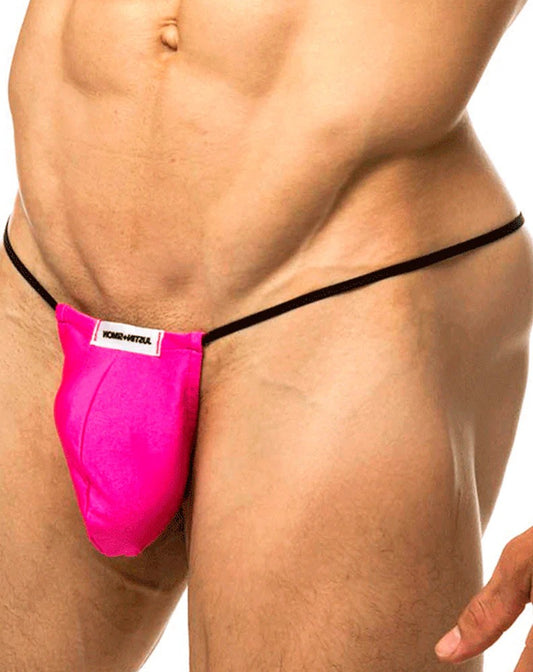 Justin+simon Xsj02 Silky G-string Bulge Pink