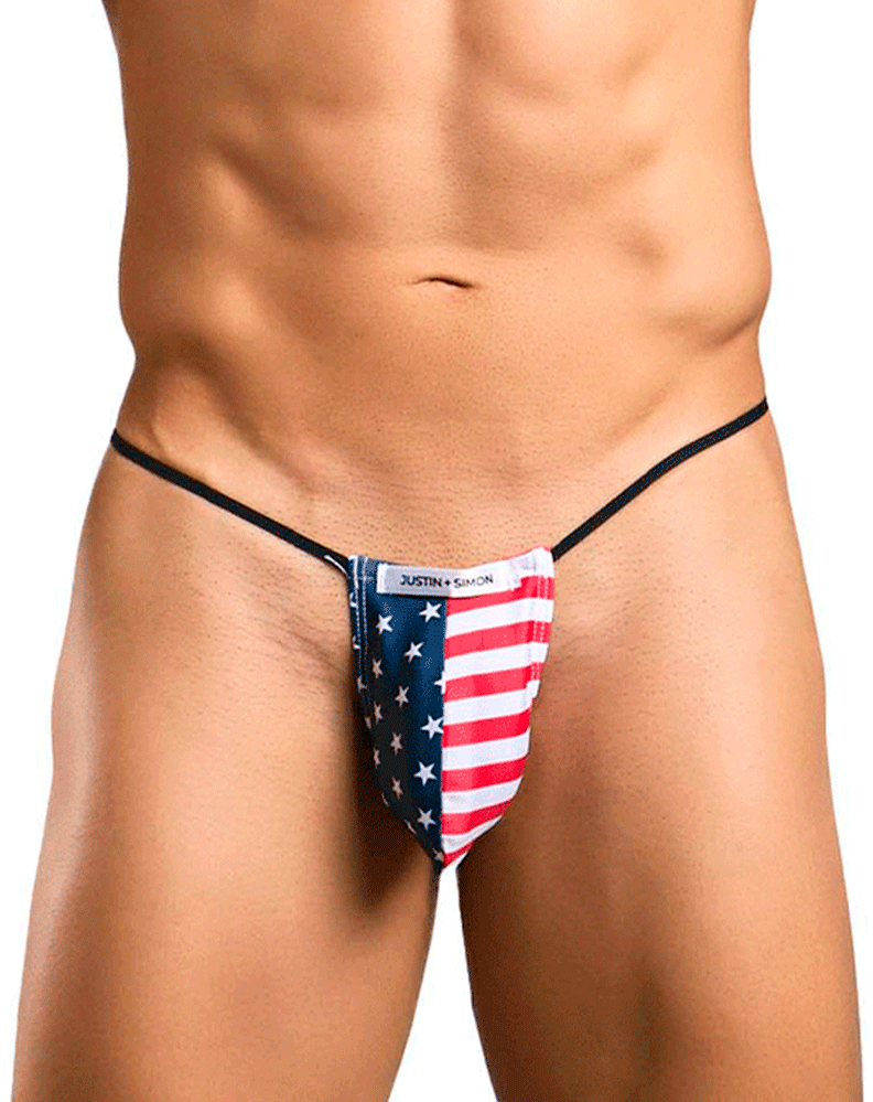 String soyeux Justin+simon Xsj02 Bulge Drapeau USA