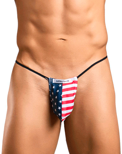 String soyeux Justin+simon Xsj02 Bulge Drapeau USA
