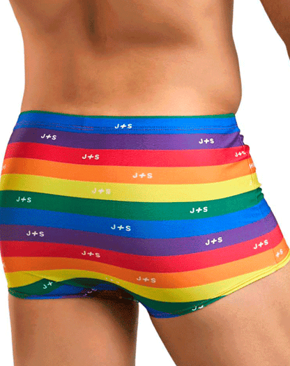 Justin+simon Xsj08 Classic Trunks Pride Flag