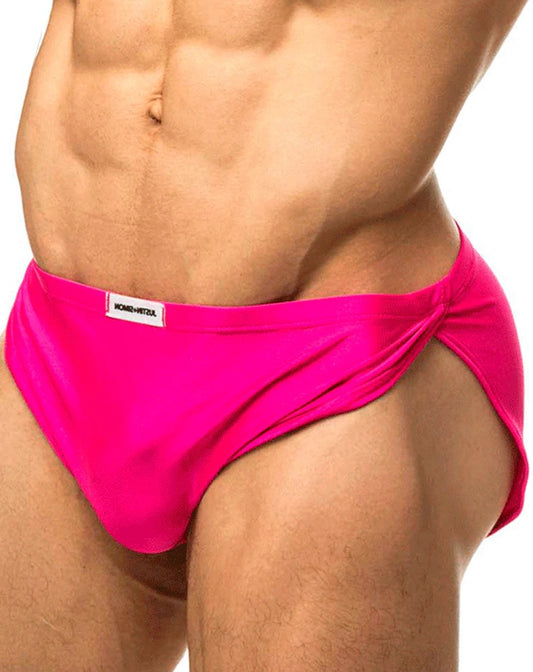 Justin+simon Xsj09 Running Shorts Hot Pink
