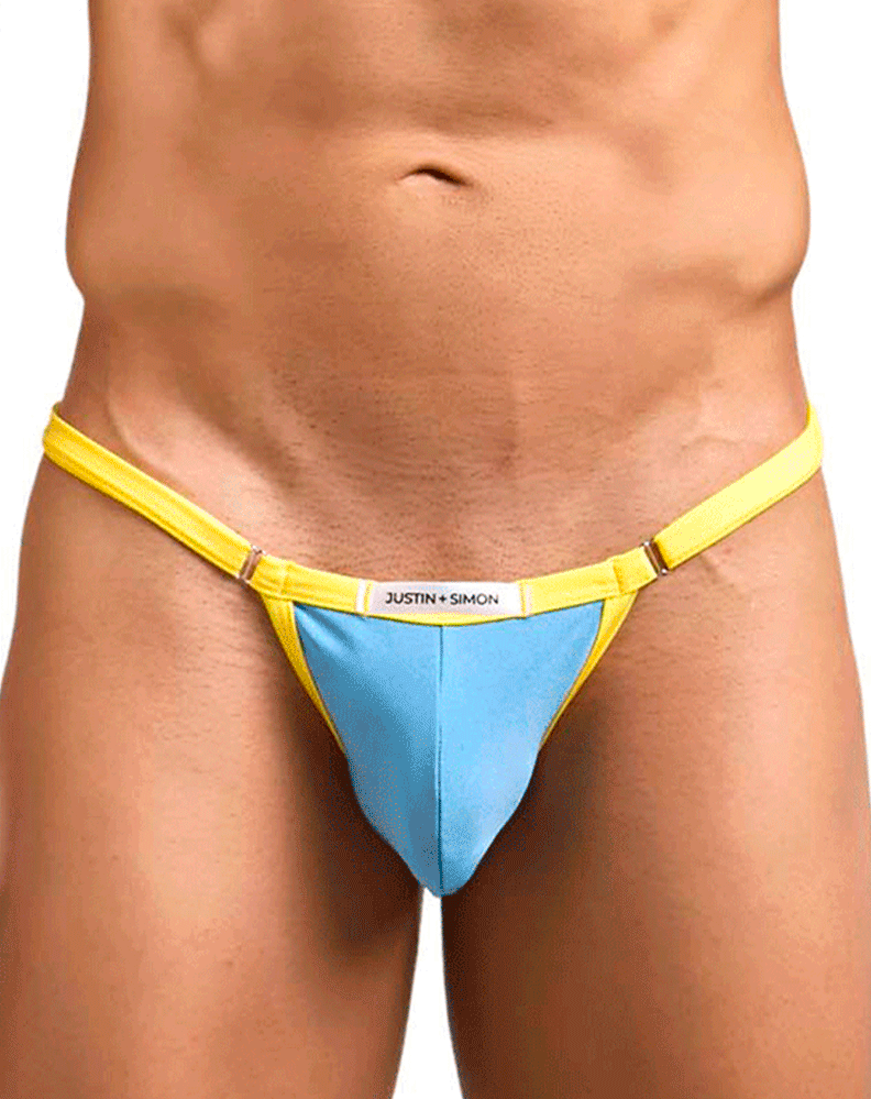 Justin+simon Xsj12 Bikini One Baby Blue