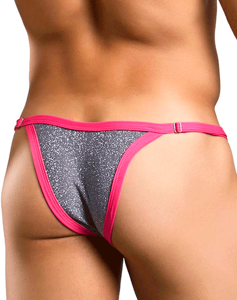 Justin+simon Xsj12 Bikini One Lurex Gray