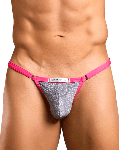 Justin+simon Xsj12 Bikini One Lurex Gray