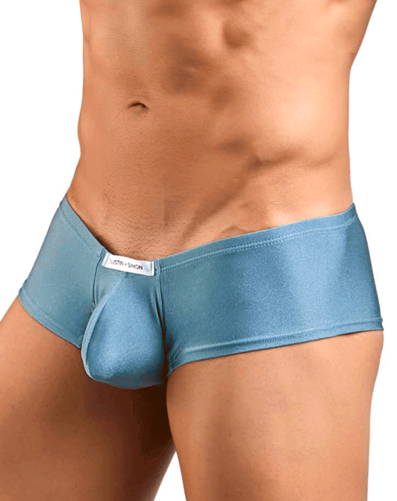 Justin+simon Xsj13 Cheeky Bulge Boxer Metal Green