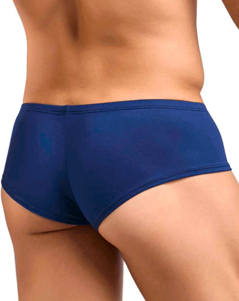 Justin+simon Xsj13 Cheeky Bulge Boxer Peach Navy