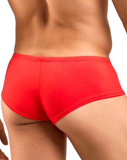 Justin+simon Xsj13 Cheeky Bulge Boxer Peach Red