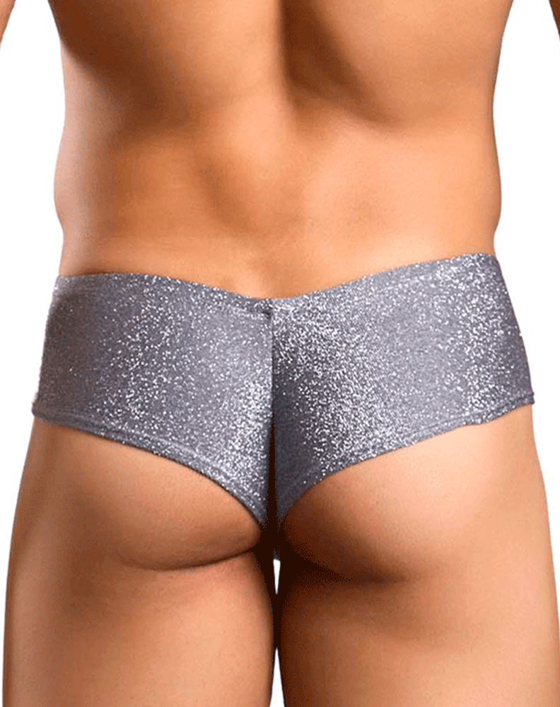 Justin+simon Xsj22 Cheek Briefs Lurex Gray