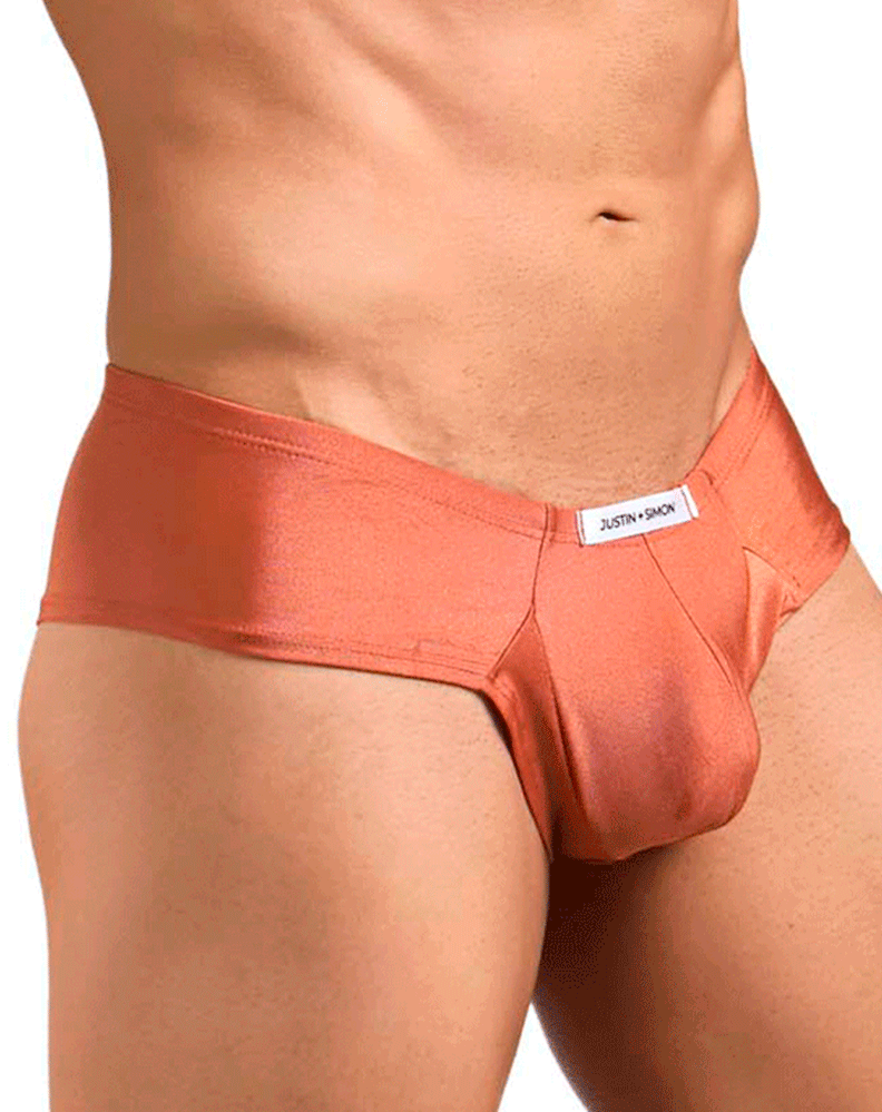 Justin+simon Xsj22 Cheek Briefs Ochre