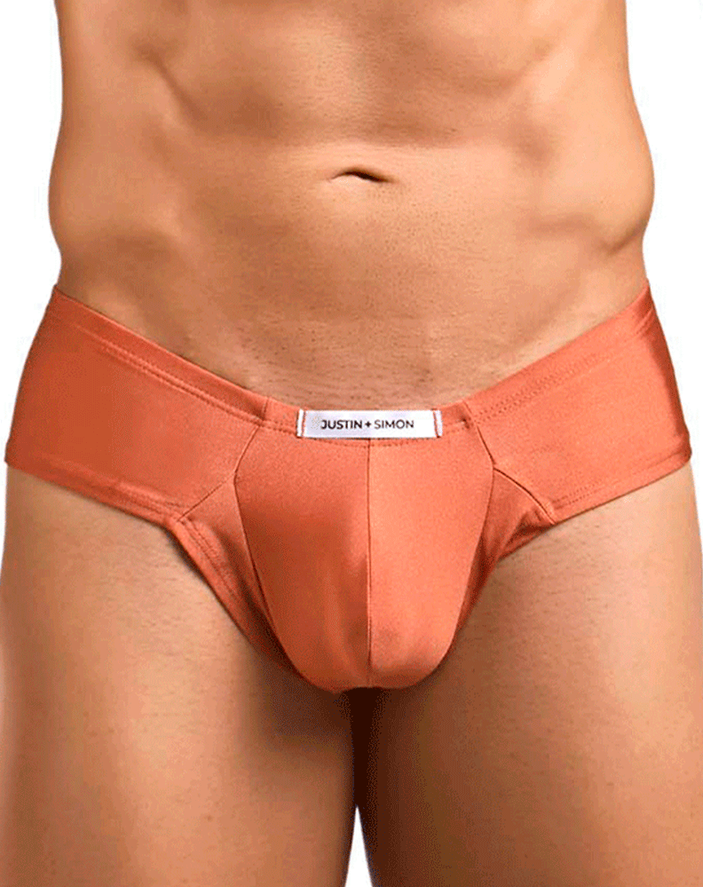 Justin+simon Xsj22 Cheek Briefs Ochre