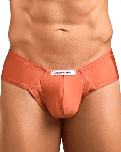 Justin+simon Xsj22 Cheek Briefs Ochre