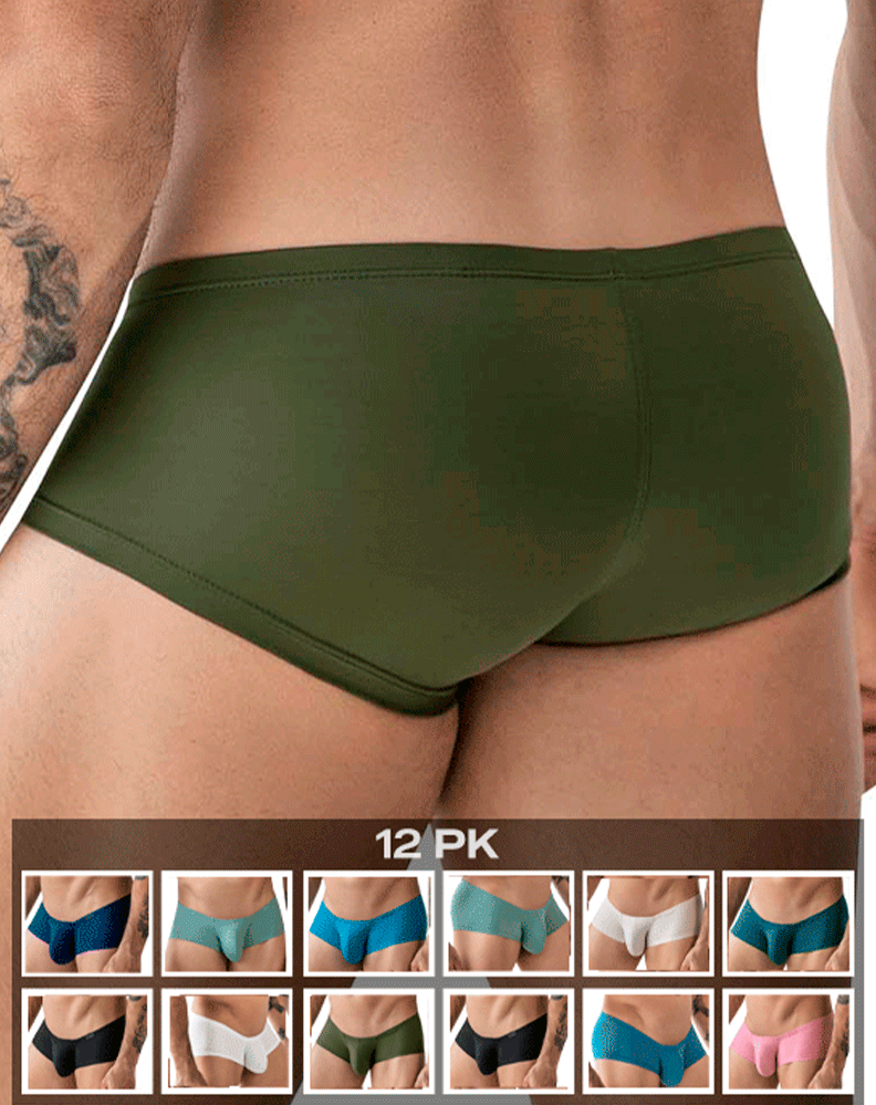 Clever 229957 12pk Australian Latin Trunks Multi-colored