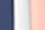 In the Navy/White Dot Print/White/Gentle Peach