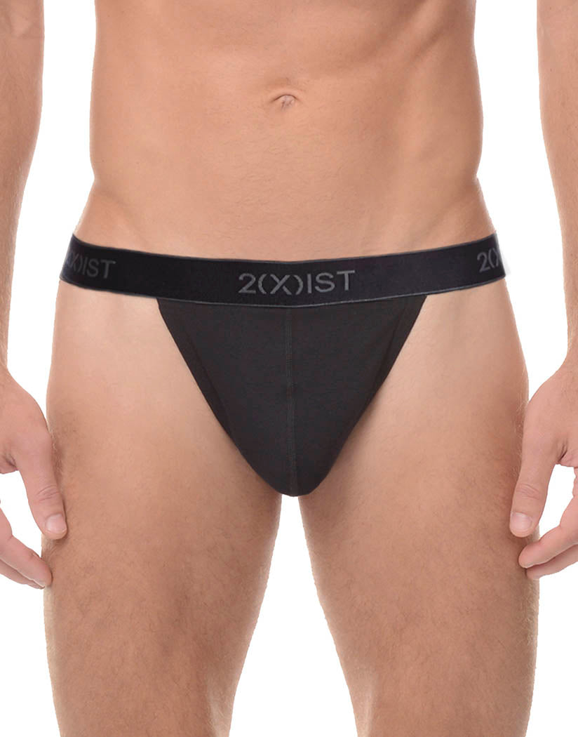 2xist Men's 3-Pack Essential Core Y-Back Thongs 020302