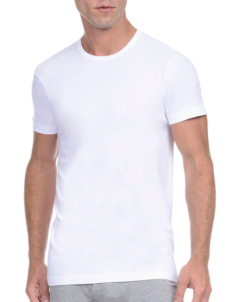 White Front 2xist 3-Pack Slim Fit Crew-Neck T-Shirt 020342