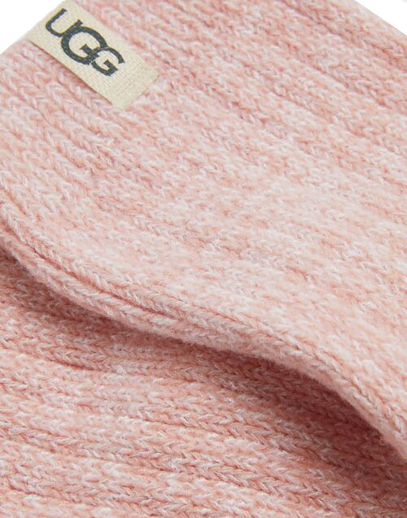 pink cloud front UGG Women Rib-Knit Slouchy Crew Sock 1014832