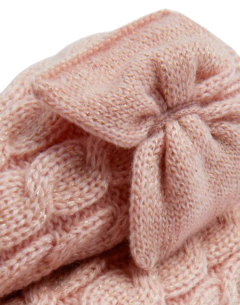pink cloud front Ugg Women Laila Bow Fleece Lined Sock 1113637