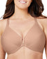 Cappuccino Front Glamorise Wonder Wire Front Close Smoothing Underwire Bra 1247