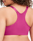 Berry Back Glamorise Wonder Wire Smoothing Underwire Front Close Bra 1247