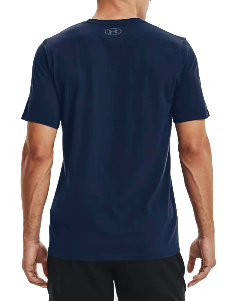 Academy/ Black Back Under Armour Sport Style Knit Short Sleeve T-Shirt 1326799