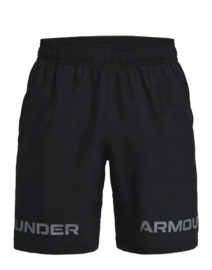 Black/ Pitch Gray Front Under Armour Woven Graphic WM Short 1361433