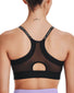 Black/ Black/ White Back Under Armour Infinity Low Covered Sports Bra 1363354