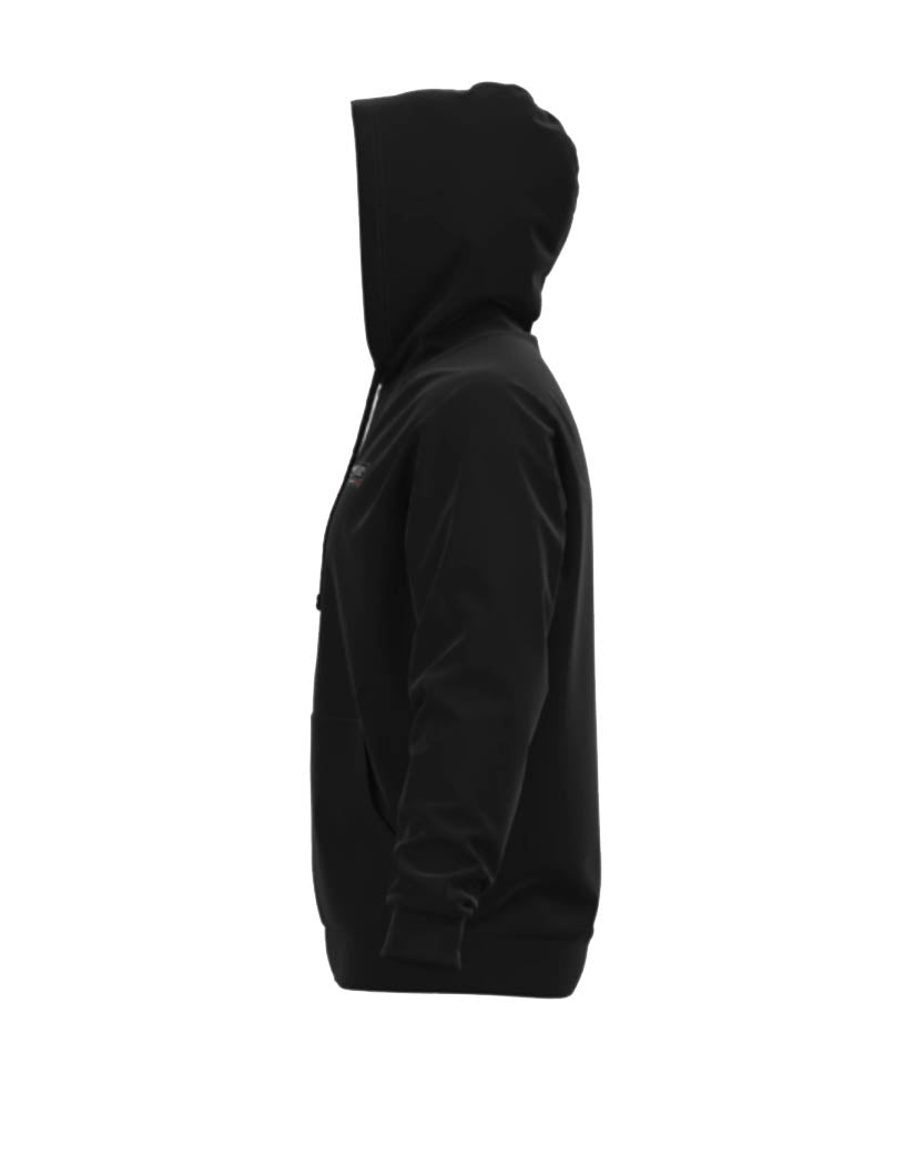 Black/ White Side Under Armour Rival Fleece Chroma FZ Hooded Sweatshirt 1370344