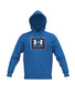 Victory Blue/ White Front Under Armour Rival FLC Graphic Hoodie 1370349