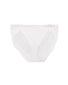 White Front Natori Bliss Cotton French Cut Bikini 152058