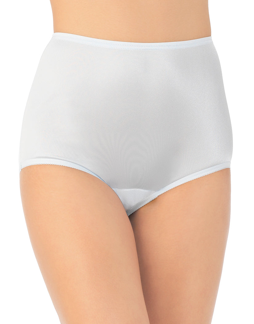 Soft Blue Front Vanity Fair Perfectly Yours Ravissant Premium Tailored Nylon Brief - 15712