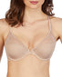 Natural Front Le Mystere Lace Perfection Front Close Convertible Racerback Bra 4415