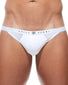 white front Gregg Homme Push Up 4.0 Thong 180404