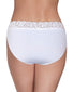White Stripe Back Vanity Fair Flattering Lace Bikini 18285
